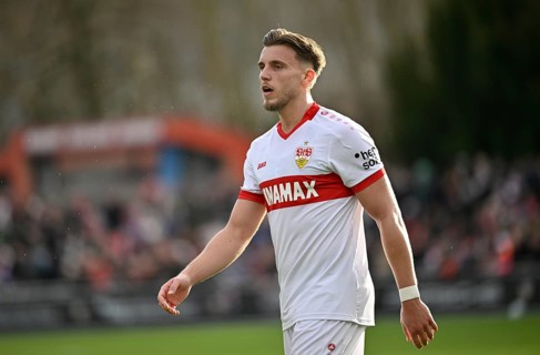 Ermedin Demirovic VfB Stuttgart (09) Robert-Schlienz-Stadion, Stuttgart, Baden-Württemberg,
