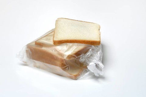 Toast in plastic bag, toast