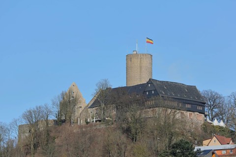 Gleiberg Castle built around 900, Krofdorf-Gleiberg, Wettenberg, Hesse, Germany, Europe