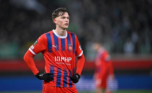 Paul Wanner 1. FC Heidenheim 1846 FCH (10) UEFA Conference League, Voith-Arena, Heidenheim,