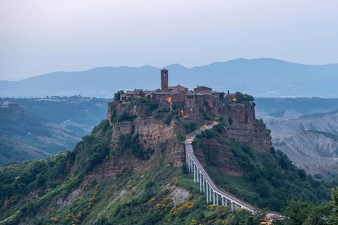 Civita di bagnoregio, landscape, italy