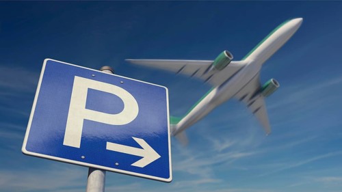 Symbolic image on the subject of Park an fly