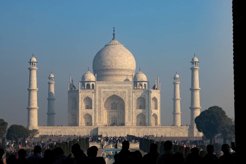 Taj Mahal, the mausoleum built for Mumtaz Mahal by her husband, the Mughal emperor, Shah Jahan.