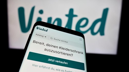 Stuttgart, Germany, 03-17-2024: Mobile phone with website of online secondhand marketplace company