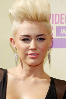 Miley Cyrus at the 2012 MTV Video Music Awards held at the Staples Center in Los Angeles, United