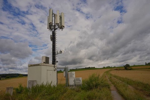 Mobile phone system, Reichertshausen, Pfaffenhofen, Pfaffenhofen an der Ilm, Bavaria, Upper
