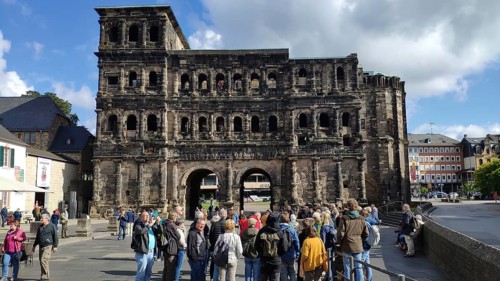 Porta Nigra, Trier, Rhineland-Palatinate, Germany, Europe