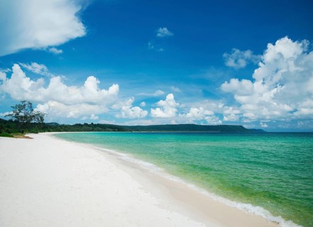 Sok san long white beach koh rong tropical island near sihanoukville cambodia
