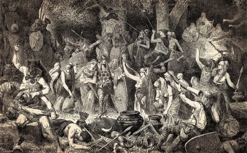 Germanic victory celebration, Roman-Germanic Wars