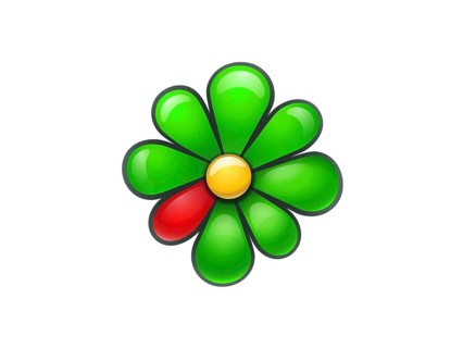 Turned to the left, ICQ logo 2014, Internet, Historical logo from 2014