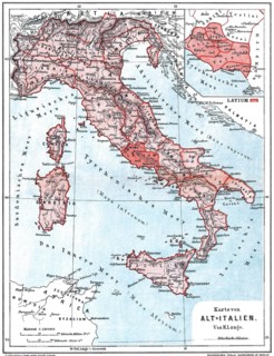 Map of old Italy
