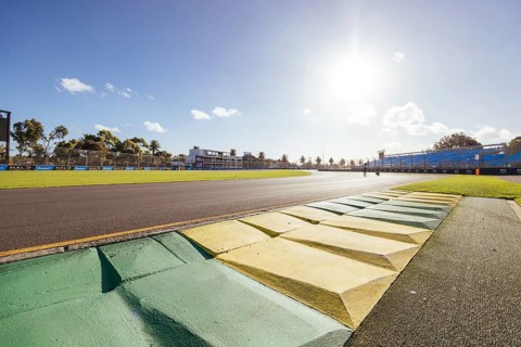 MELBOURNE, AUSTRALIA, MARCH 20: Track atmosphere before the 2024 Australian Grand Prix at Albert