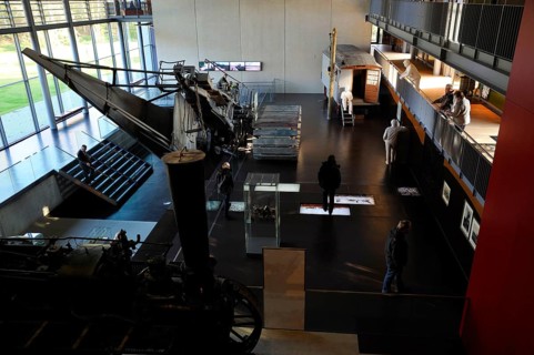 Moor plough, Emsland Moor Museum, Geeste, Lower Saxony, Germany, Europe
