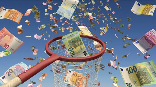 Symbolic image on the subject of money, winning the lottery, wealth, etc