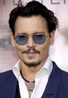 Johnny Depp at the Los Angeles premiere of 'Transcendence' held at the Regency Village Theatre in