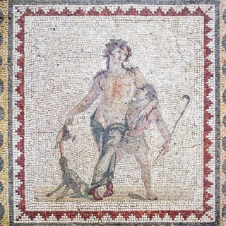 Mosaic, 2nd century AD, Archaeological Museum, Antioch, Drunken Dionysus, Hatay Archaeological