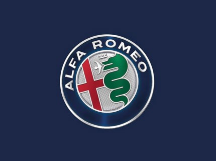 Nach links gedreht, alfa romeo-Emblem, Auto, Logo
