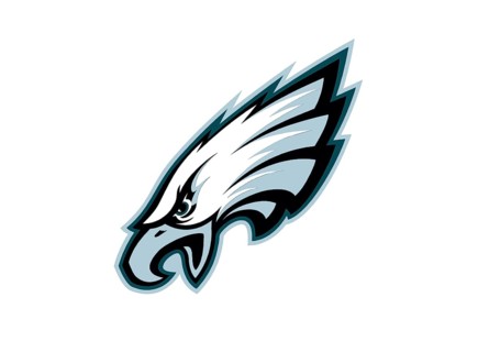 Nach links gedreht, Logo Philadelphia Eagles, Logo