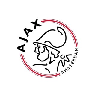 Rotated to left, Colors Ajax Logo, Soccer, Logo