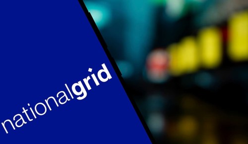 Dhaka, Bangladesh- 5 Dec 2024: National grid logo is displayed on smartphone. National Grid plc is