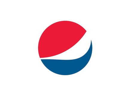 Rotated to right, logo Pepsi, Logo