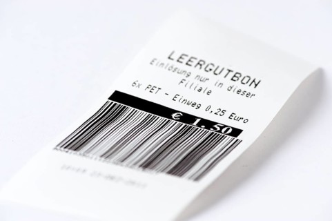Empties voucher against a white background