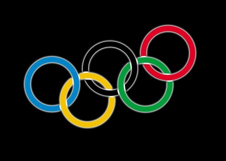 Rotated to left, emblem Olympics, Organisation, Logo