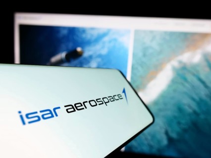 Stuttgart, Germany, 04-02-2023: Smartphone with logo of company Isar Aerospace Technologies GmbH on