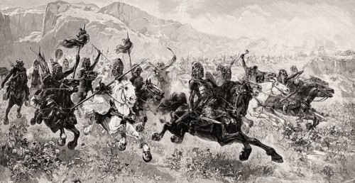 Attack of the Huns, 5th century, Migration Period
