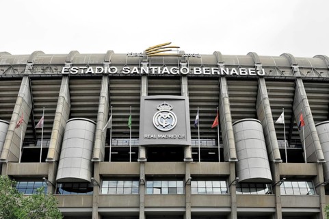 Estadio Santiago Bernabéu, football stadium of the Spanish club Real Madrid, 80354 seats, Madrid,