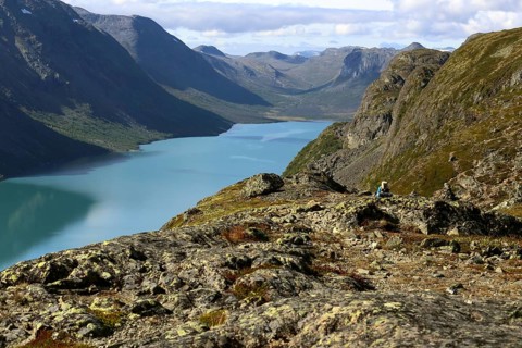 Lake Gjende, Jotunheimen, Norway, Europe