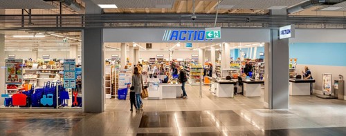 Nitra, Slovakia, February, 24, 2024 : Action store in Nitra. Action is a Dutch international