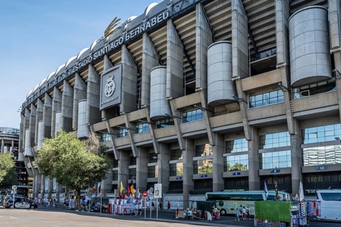Madrid, Spain, September 14, 2016: Santiago Bernabeu Stadium. It is the current home stadium of