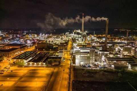 CHEMPARK in Krefeld, North rhine westphalia, is one of three industrial parks for the chemical