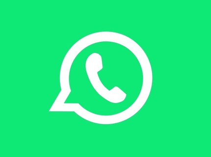 Turned to the right, WhatsApp emblem, Internet, Logo