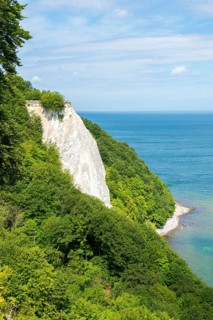 The Königsstuhl, a chalk cliff near Stubbenkammer