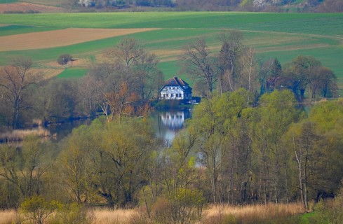 Maulbronn, Aalkistensee from Elfingerberg