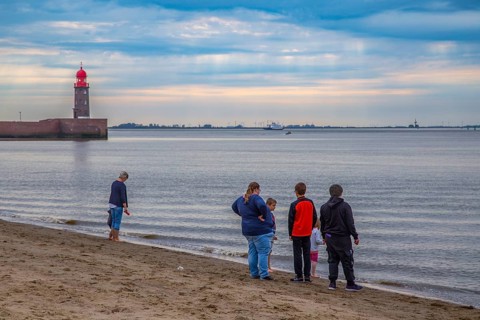 Am Weserstrandbad, Bremerhaven, Germany, Europe