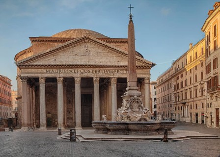 The Pantheon is a building in Rome, Italy, Europe