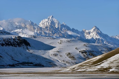 Grand Teton... Jackson Hole (Greater Yellowstone Area, North America), view over the National Elk