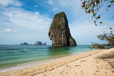 Ao Phra Nang Beach, Railay Beach, Ao Nang, Krabi, Thailand, Asia