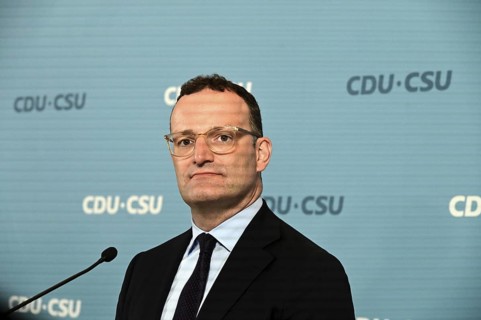 The Chairman of the CDU/CSU parliamentary group, Jens Spahn (CDU), and his deputy Alexander