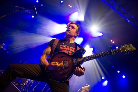 Jesse The Devil Hughes, singer of EAGLES OF DEATH METAL, live at Kesselhaus Berlin, on 10/06/2025