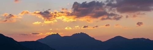 Sunrise from the Zeigersattel on the Nebelhorn, 2224m, Allgäu Alps, Allgäu, Bavaria, Germany,