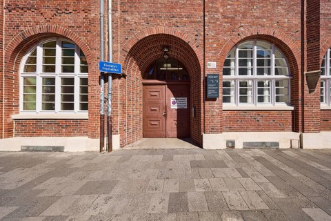 Institute for Byzantine and Neo-Greek Studies, University, Rosenhof, brick building, facade,
