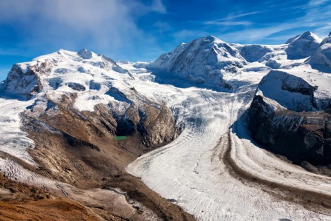 Gorner Glacier. Gorner Glacier, Zermatt. Switzerland