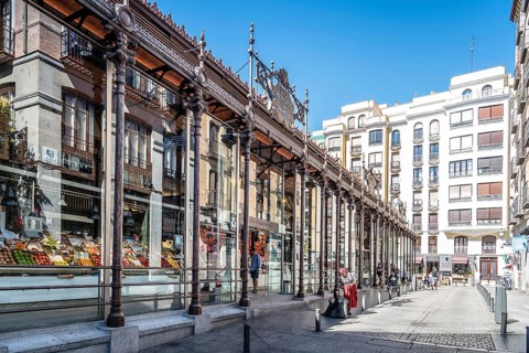 Madrid, Spain, July 2, 2017: San Miguel Market. San Miguel Market is the most popular market in