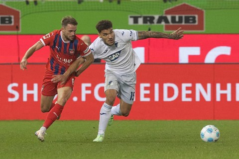 Germany: Soccer 1st Bundesliga, Matchday 8 - 1. FC Heidenheim-TSG Hoffenheim, Voith-Arena,