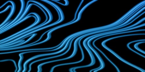 Neon Glow blue lines on a dark background, Glowing background