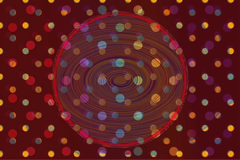 Gradient dot pattern. Graphic abstract geometric background for print. Design wallpaper. geometric